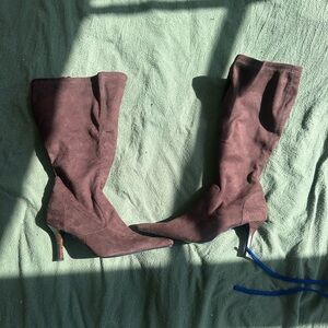 Elegant Brown Knee-High Women's Boots